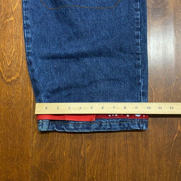 Marithe Francois Girbaud Vtg Baggy Denim Cargo Jeans Shuttle Strap Men's 40 x 35 - Picture 12 of 12